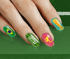 Soccer Nail Art Brazil 2014